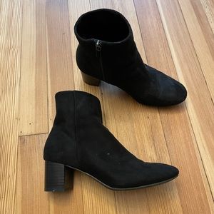 A New Day velvet heeled boots